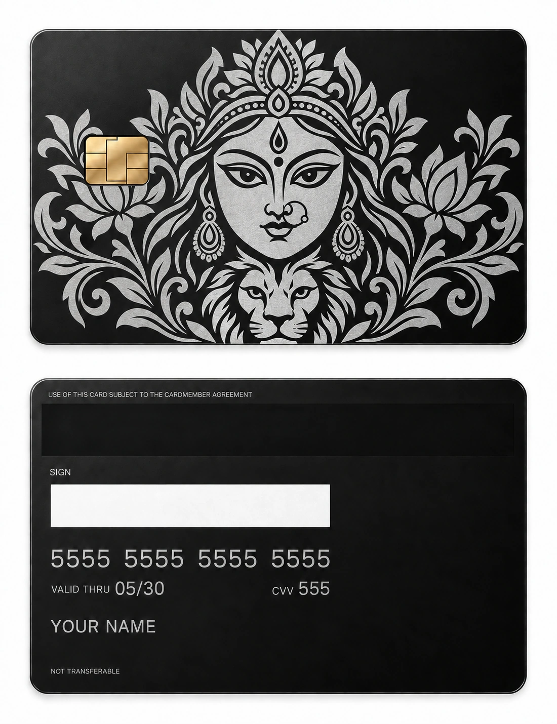 Durga Shakti metal card