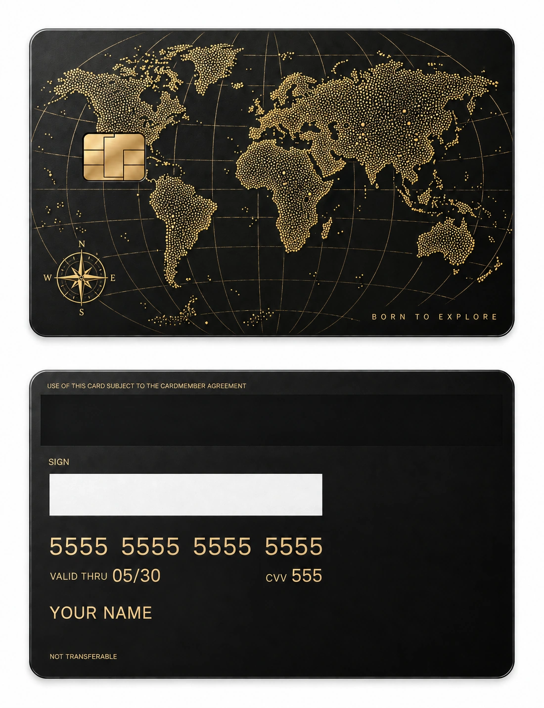 Atlas Without Borders metal card