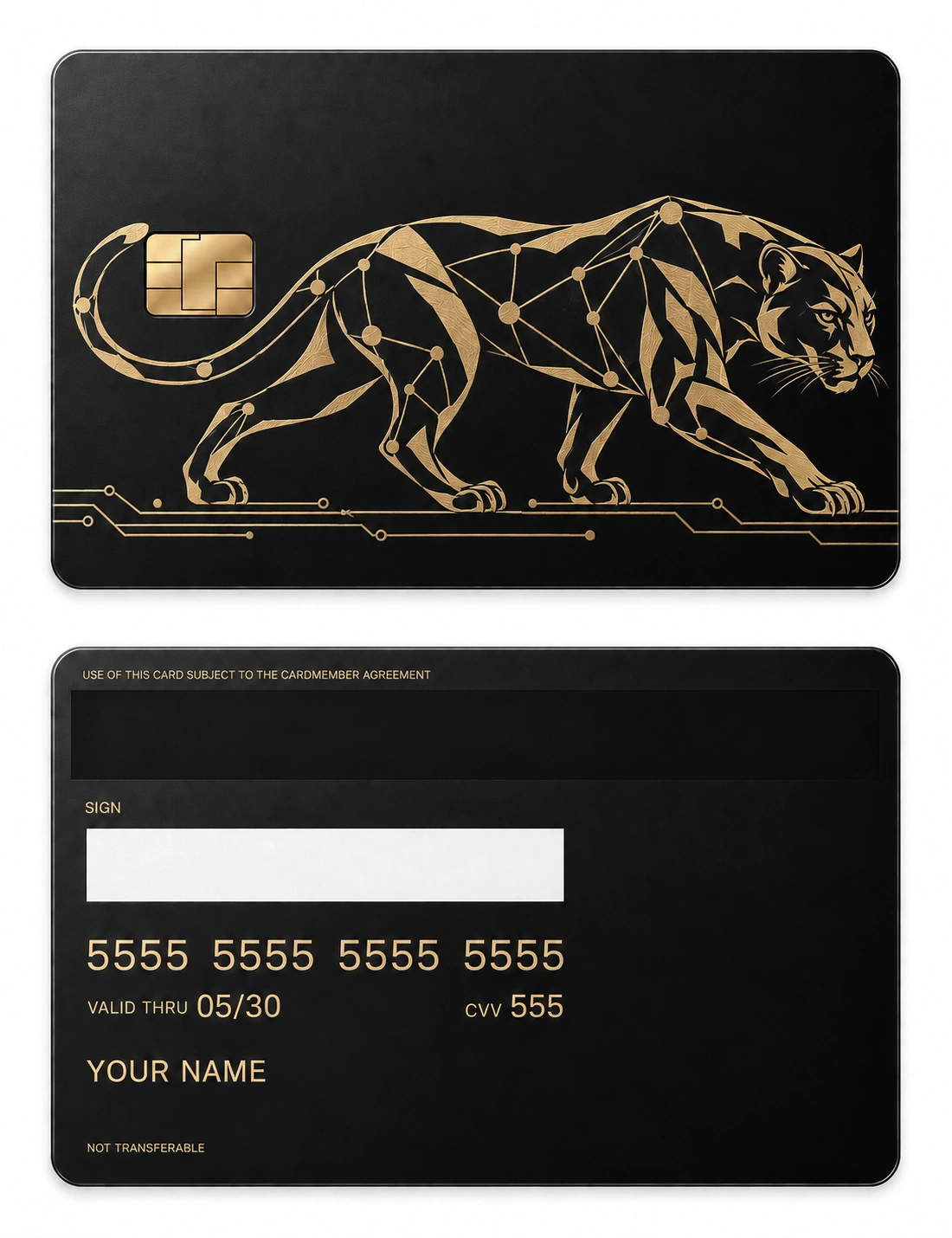 Network Panther metal card