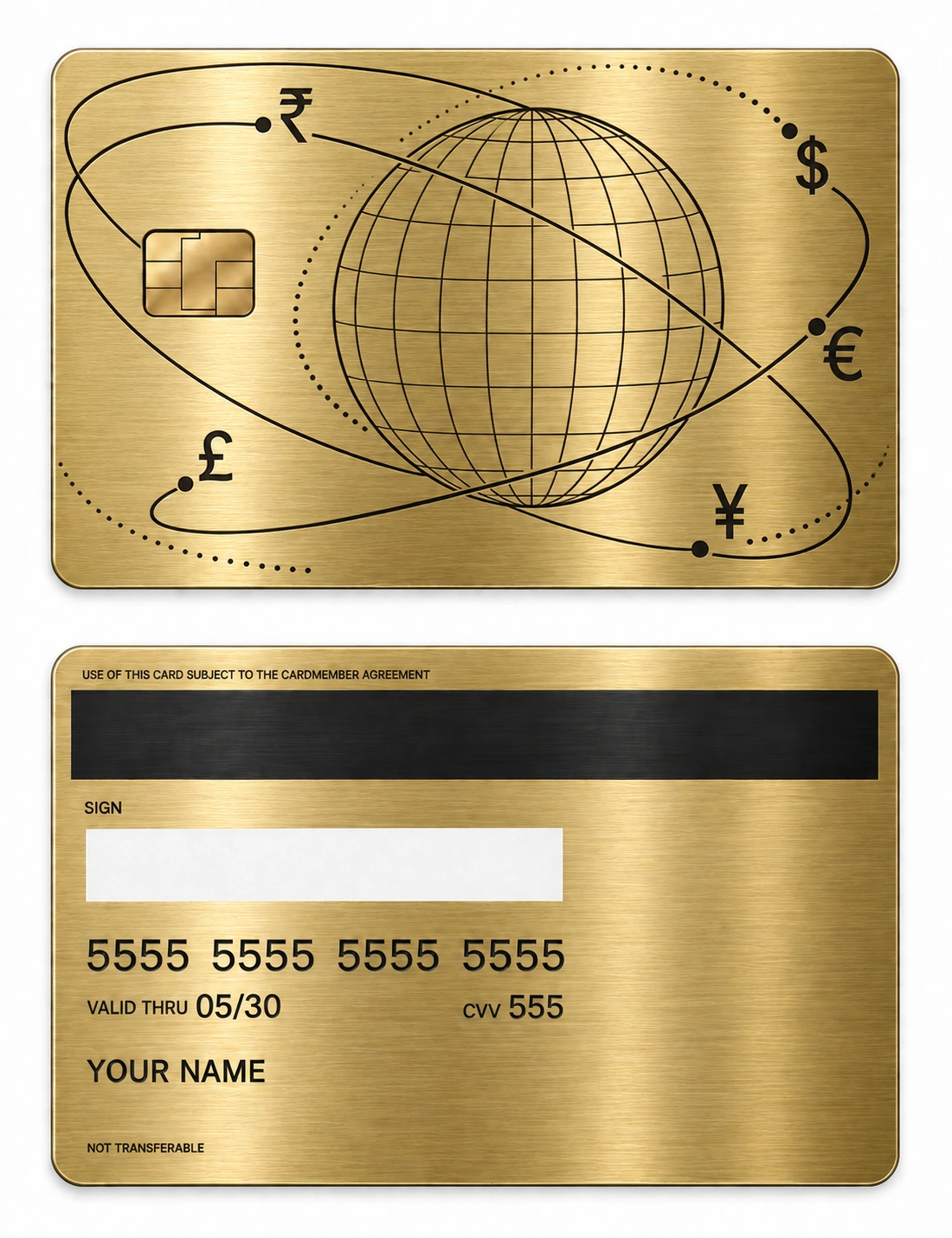 Forex Orbit metal card
