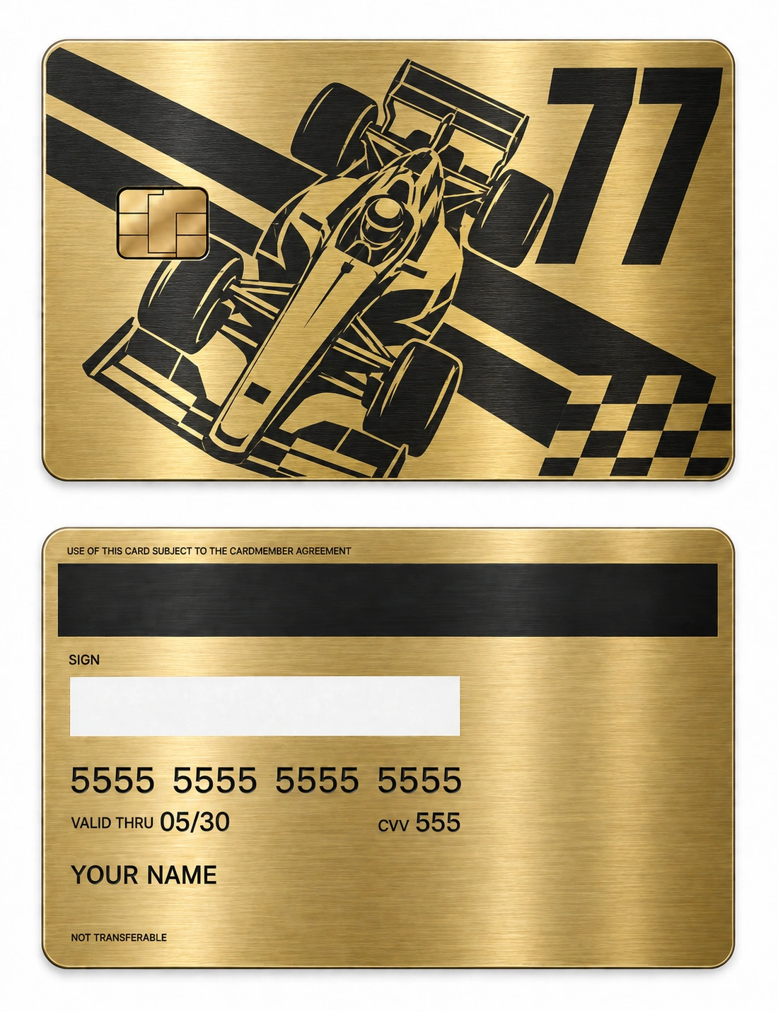 Apex 77 metal card