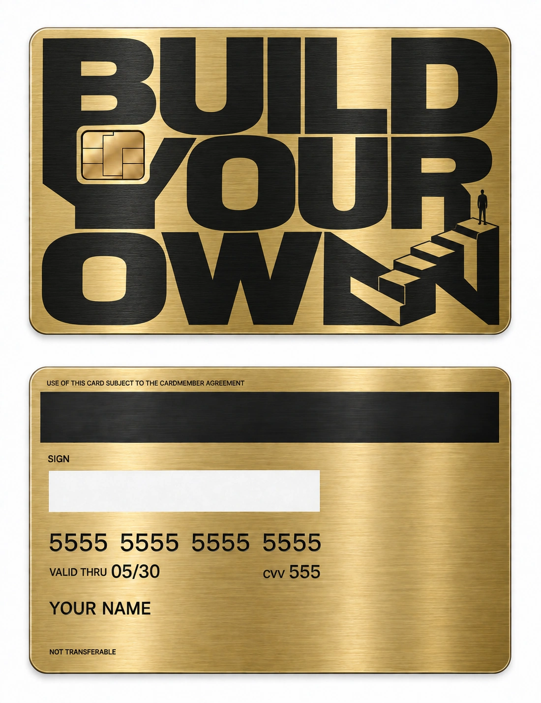 Build Your Own metal card