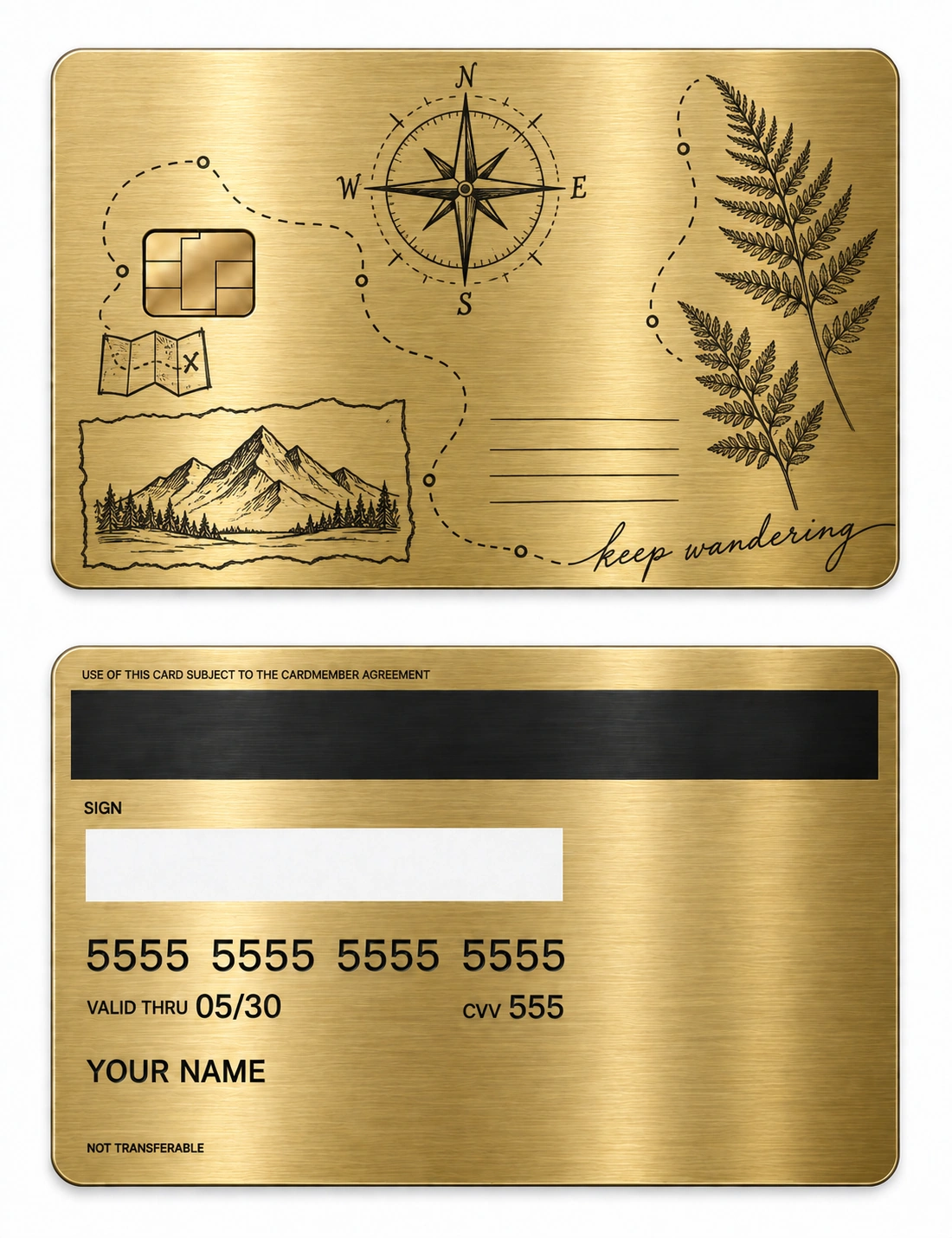 Field Notes Nomad metal card