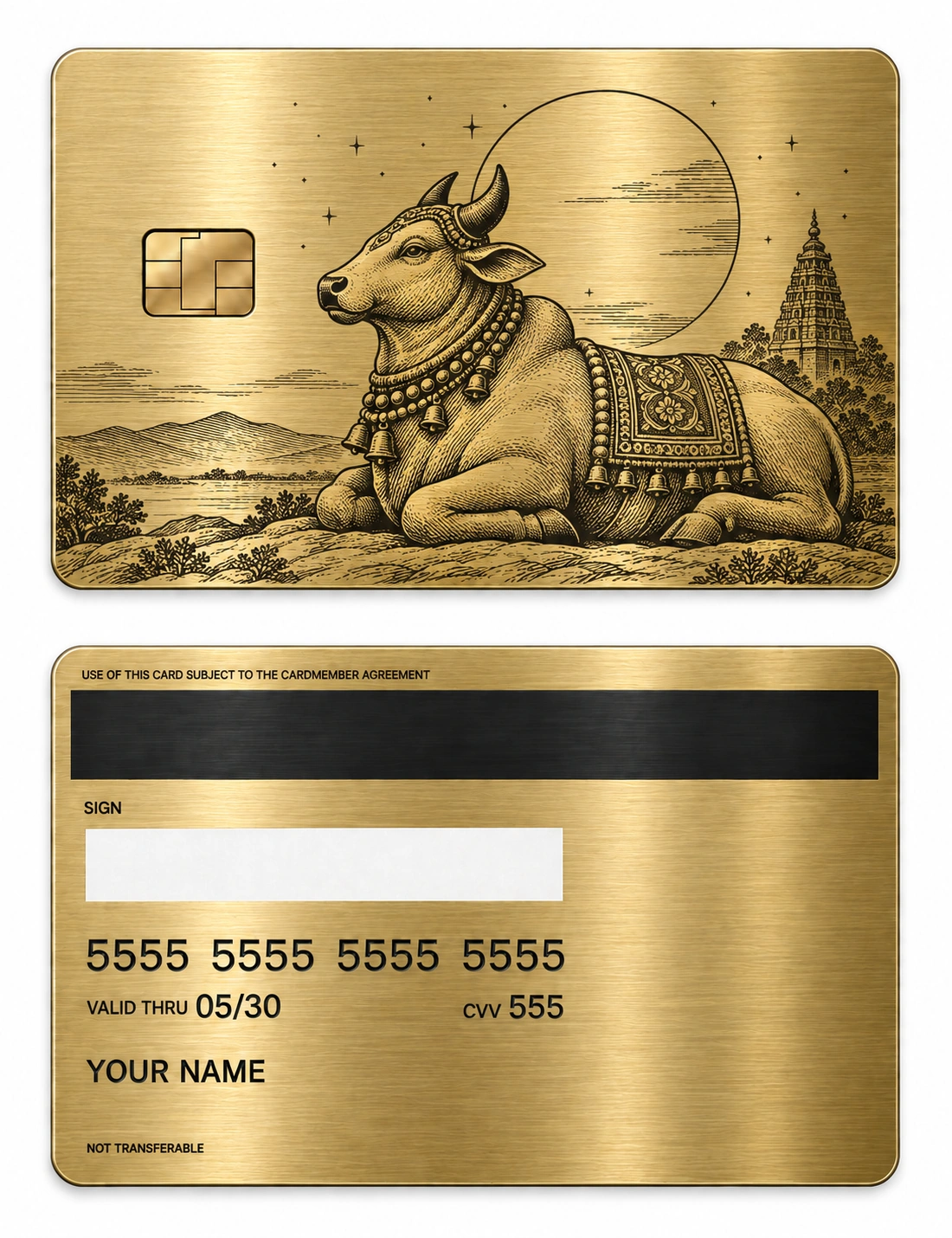 Nandi Vigil metal card