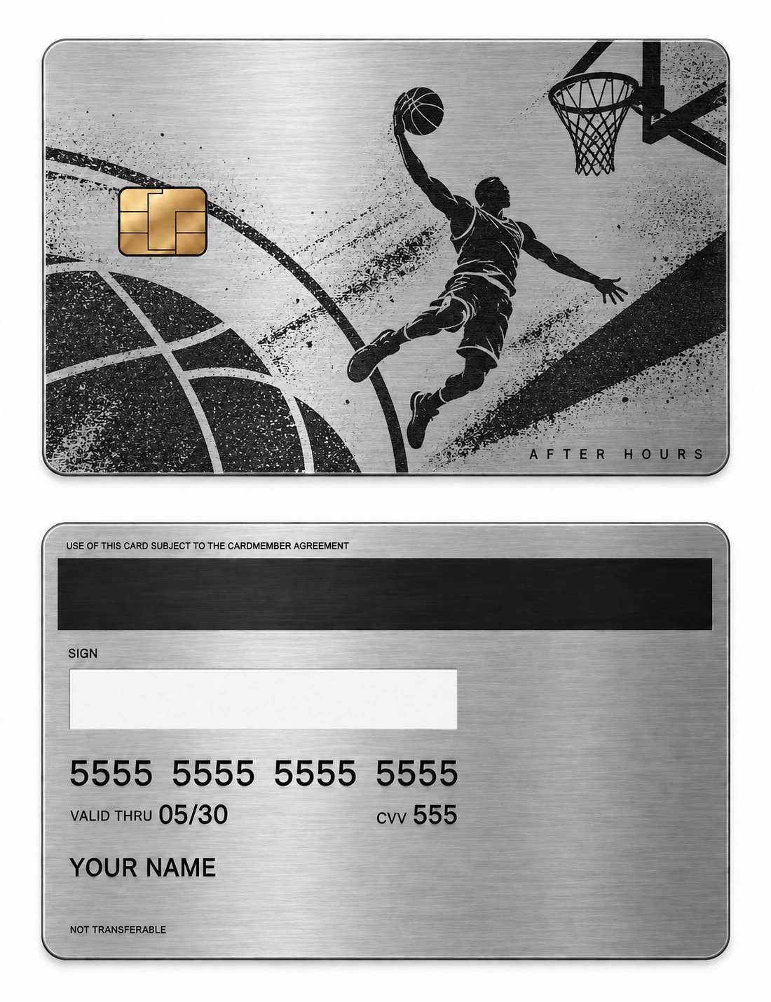 Midnight Court metal card