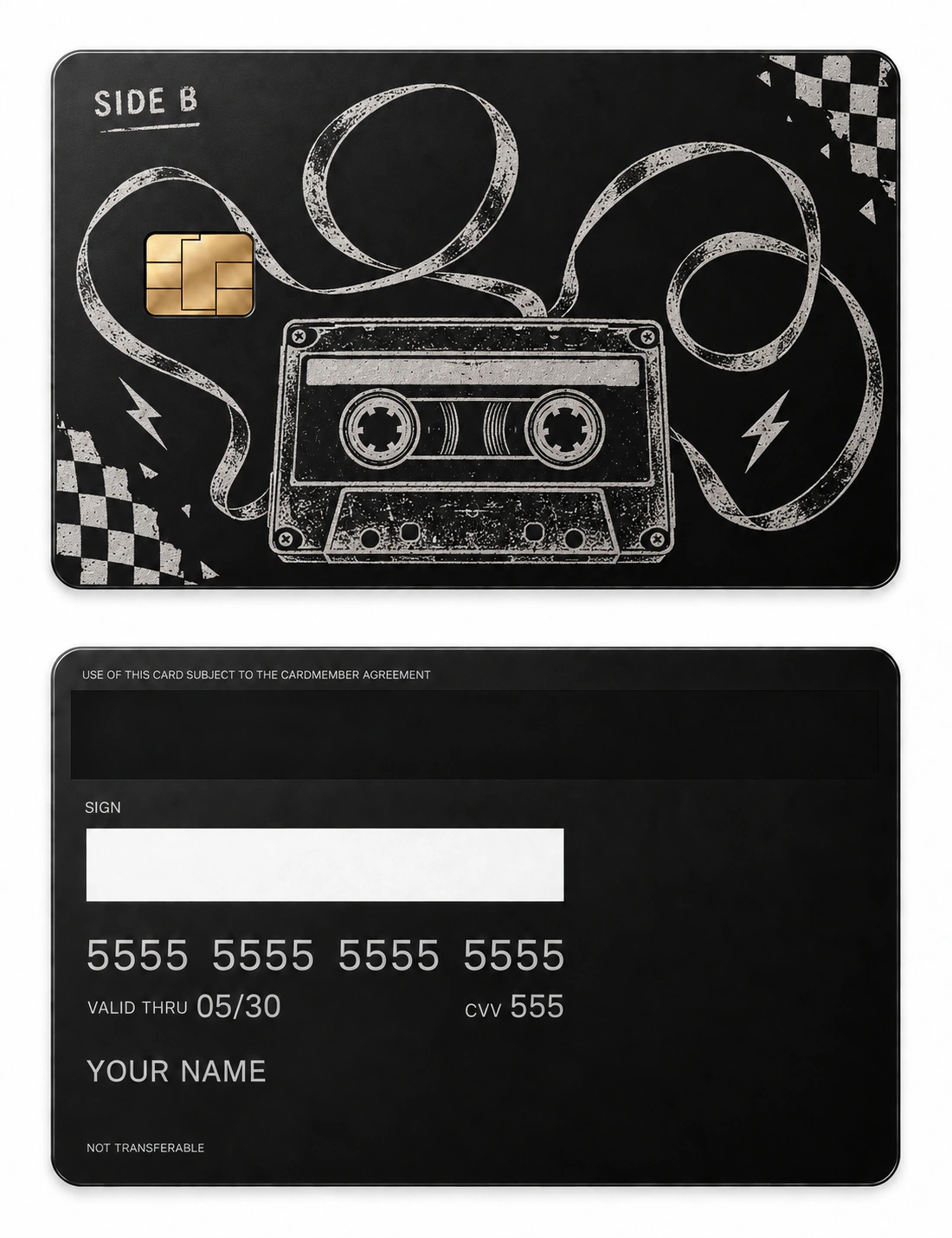 Mixtape Serpent metal card