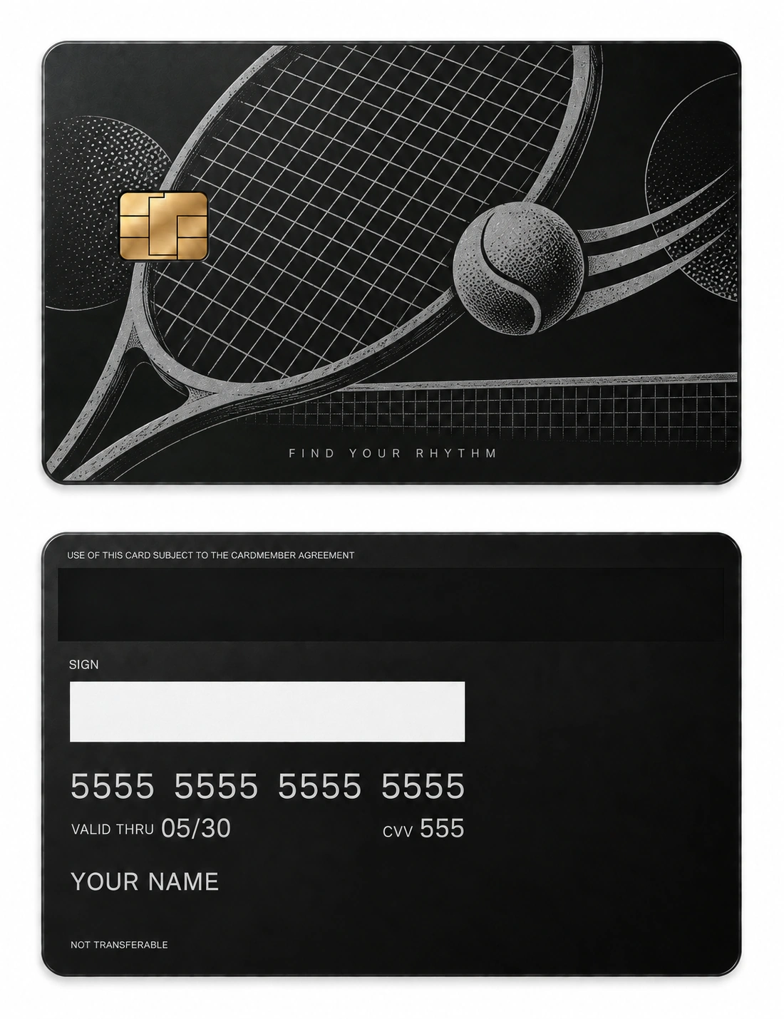 Baseline Motion metal card