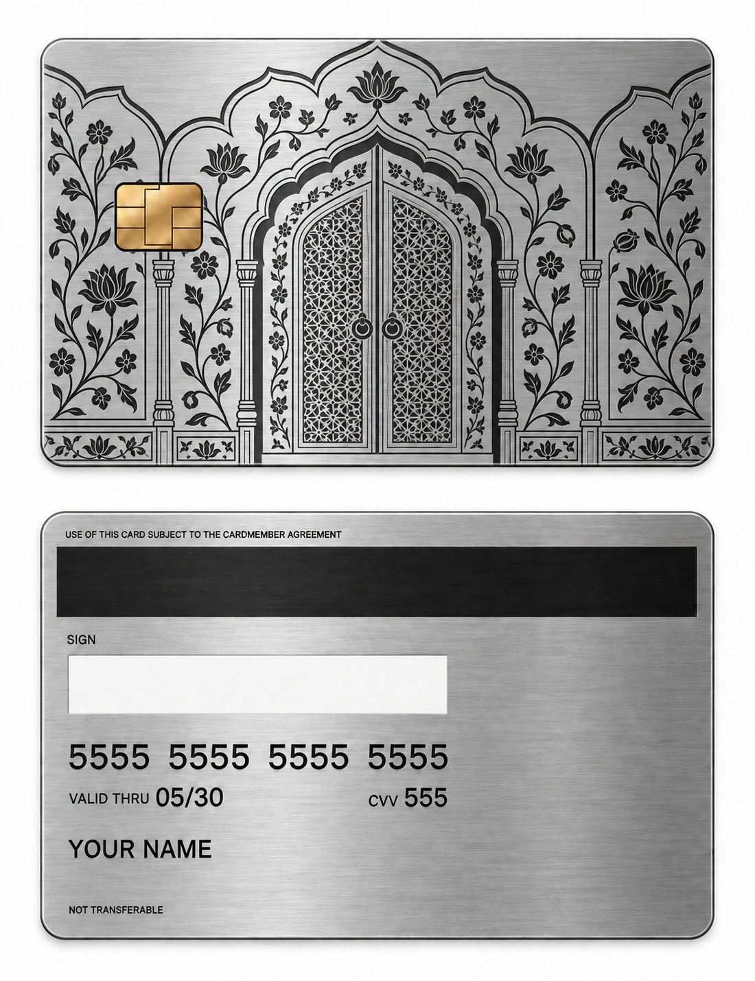 The Lotus Door metal card