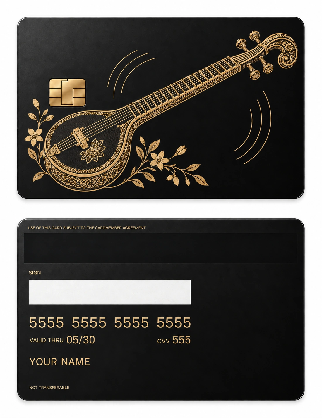Veena Reverie metal card
