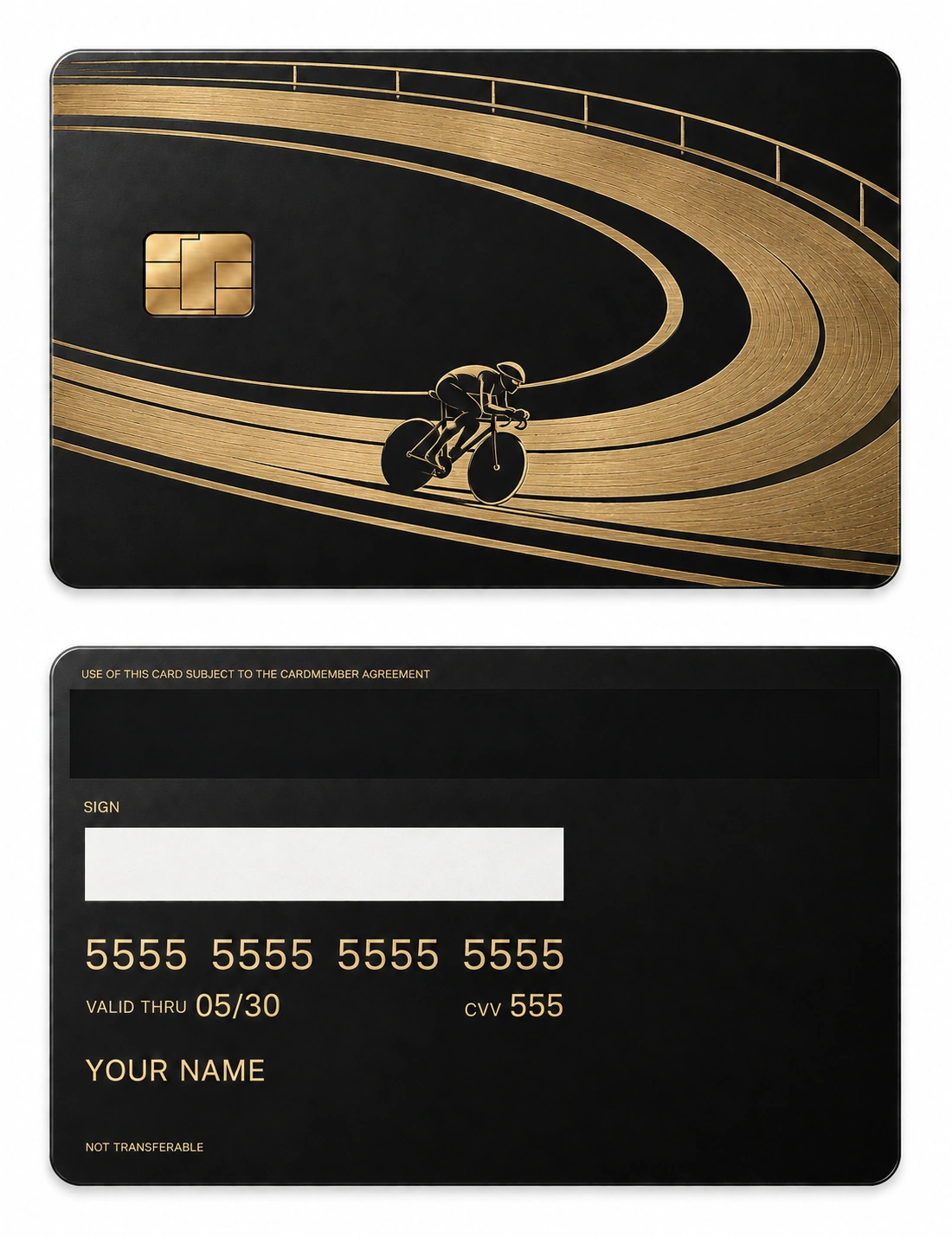 Velodrome Pulse metal card