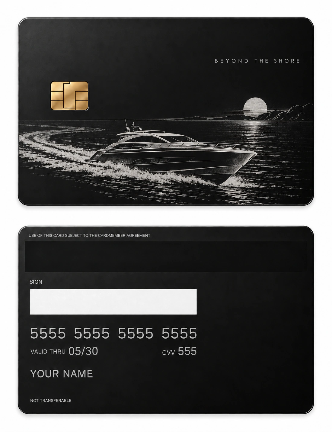 Beyond The Shore metal card