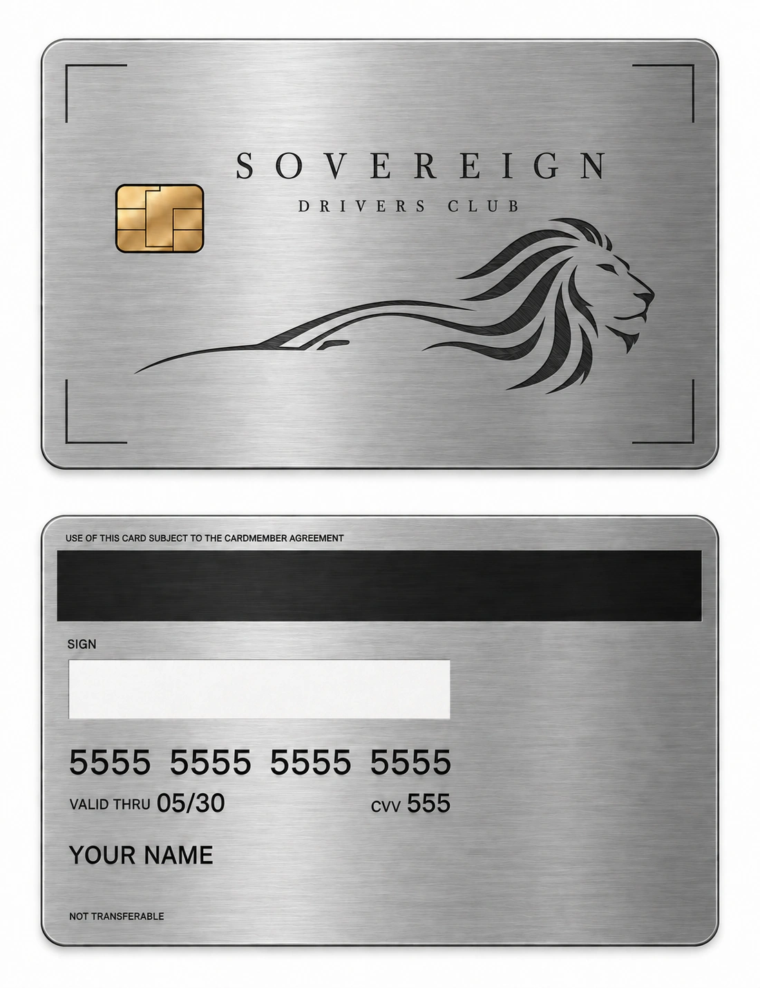 Sovereign Driver metal card