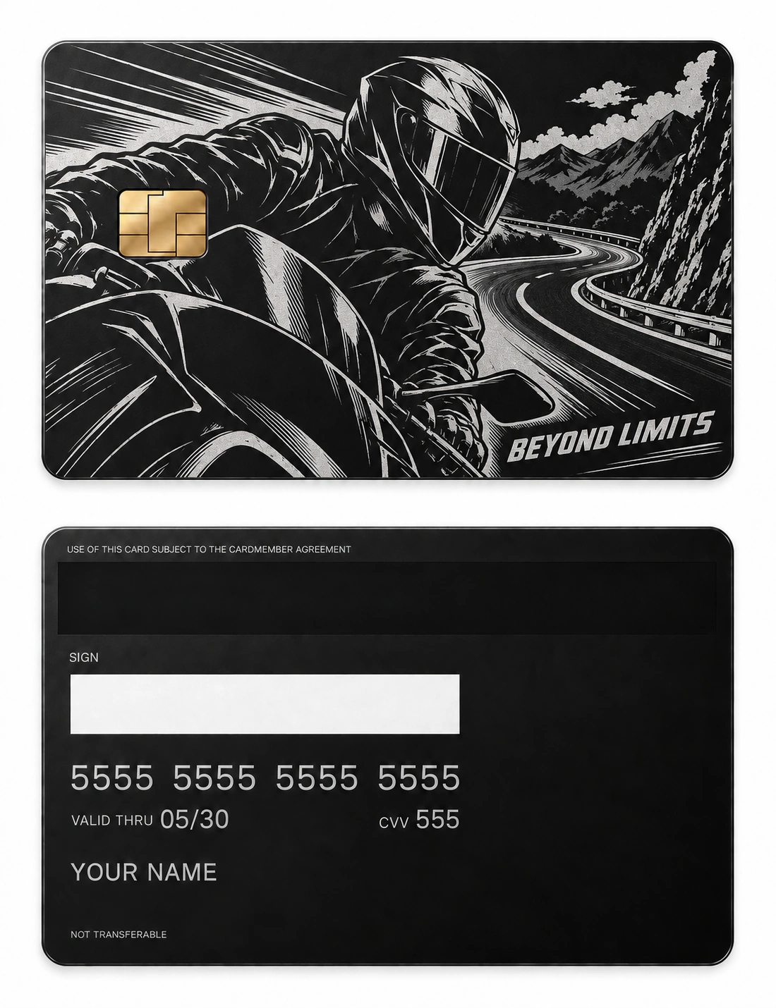 Beyond Limits metal card