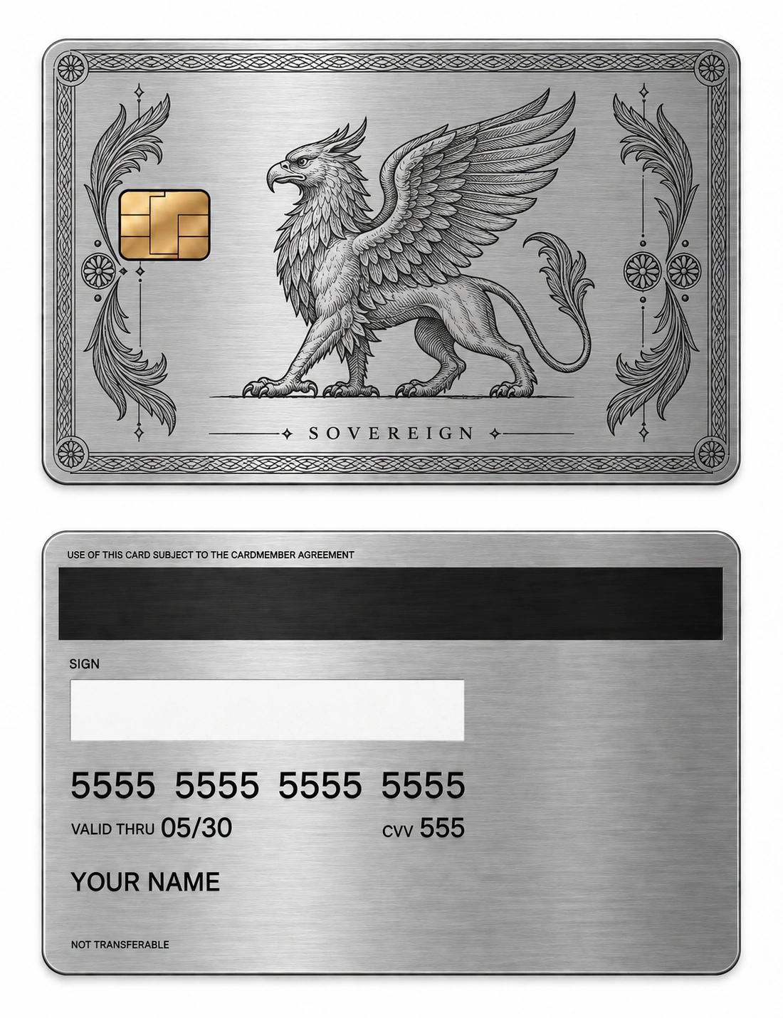 Sovereign metal card