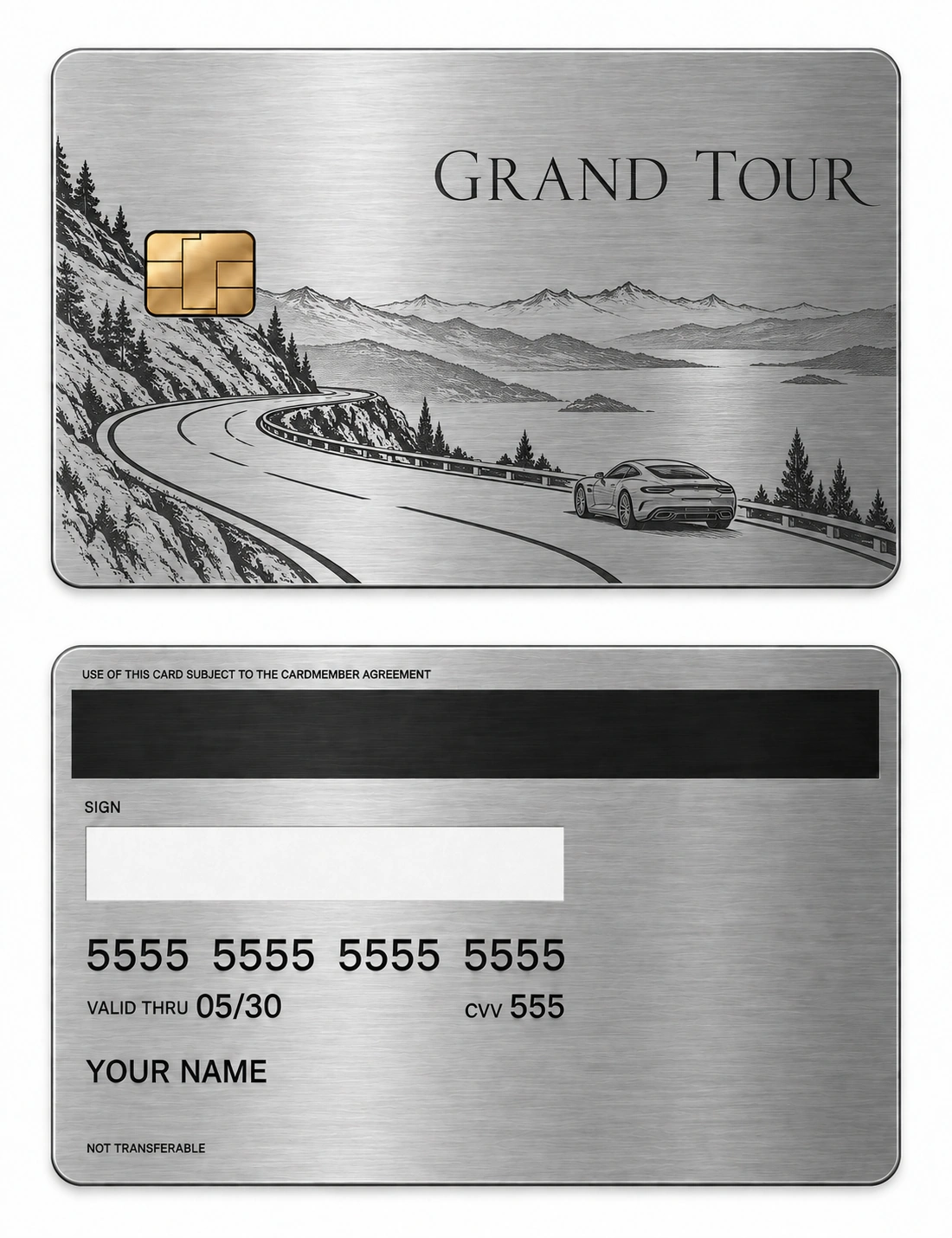 Grand Tour metal card