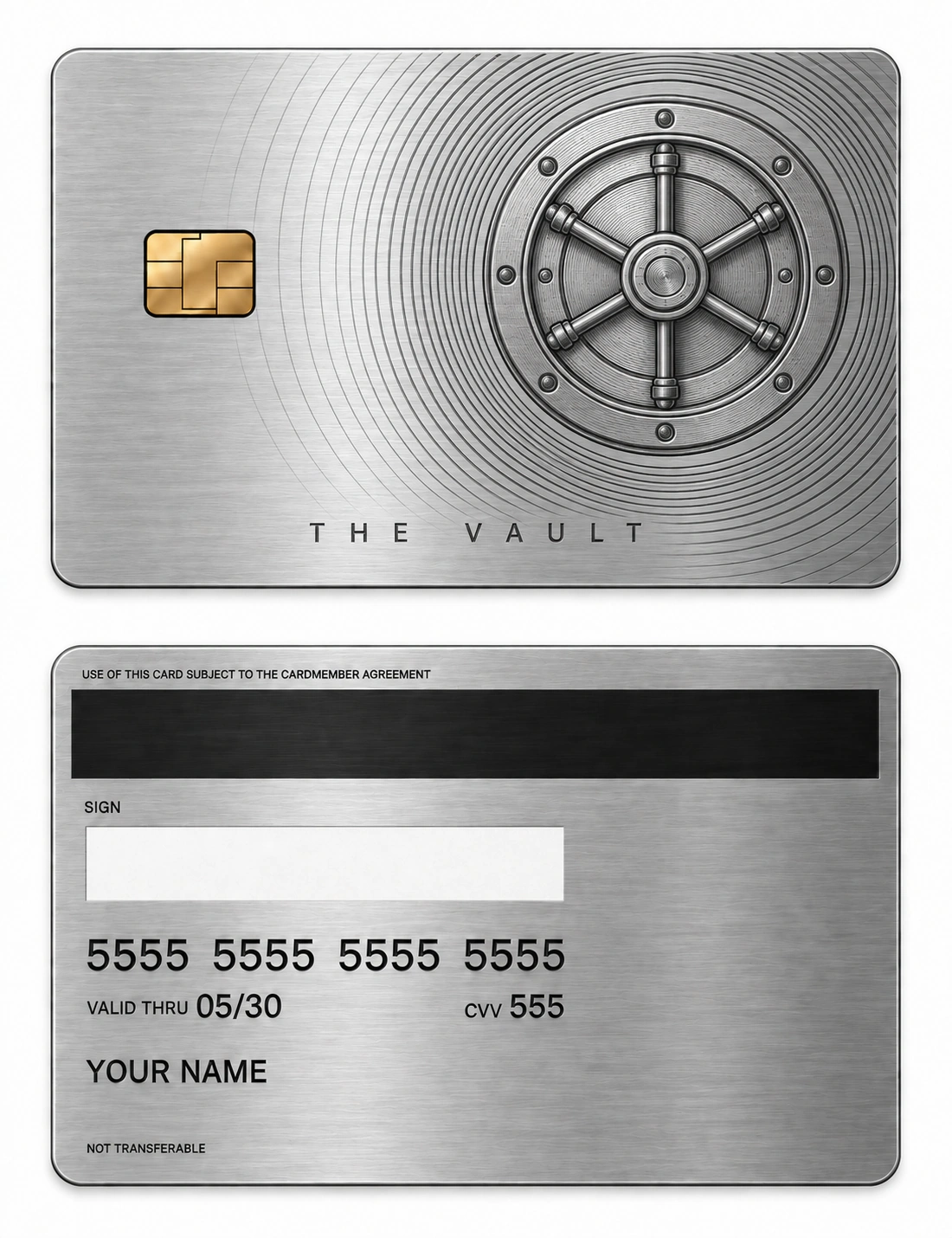 The Vault metal card
