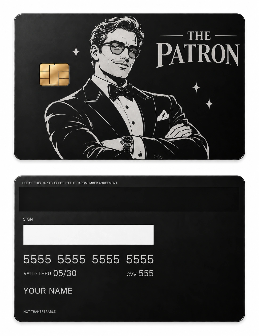 The Patron metal card