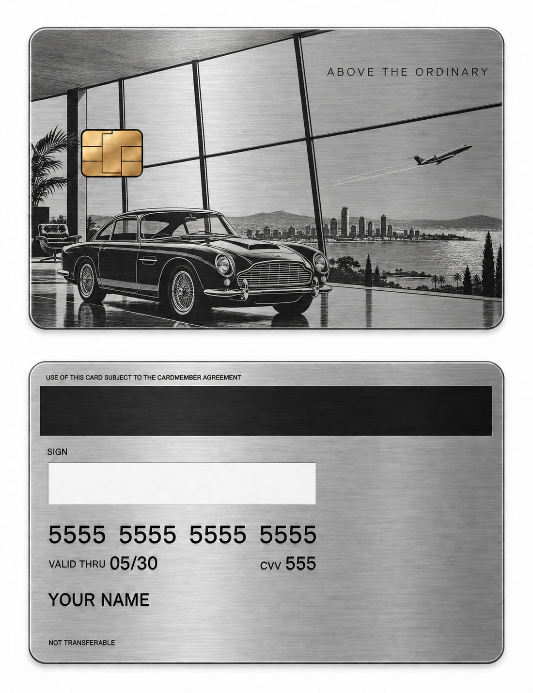 Penthouse Departure metal card