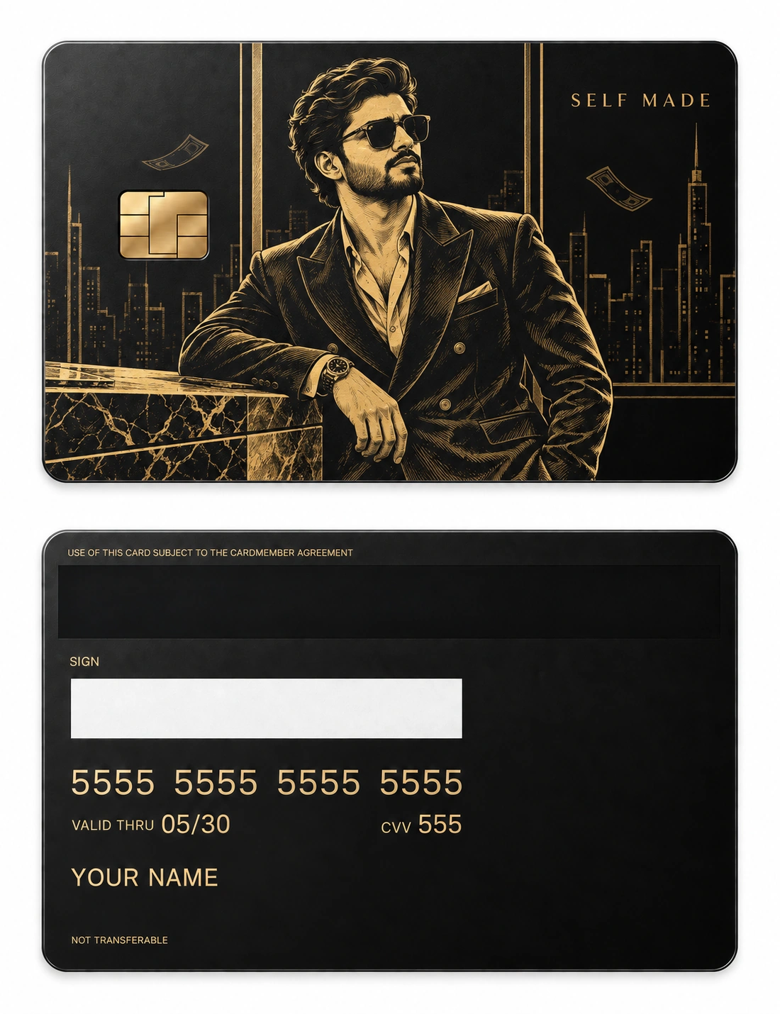 The Deal Maker metal card