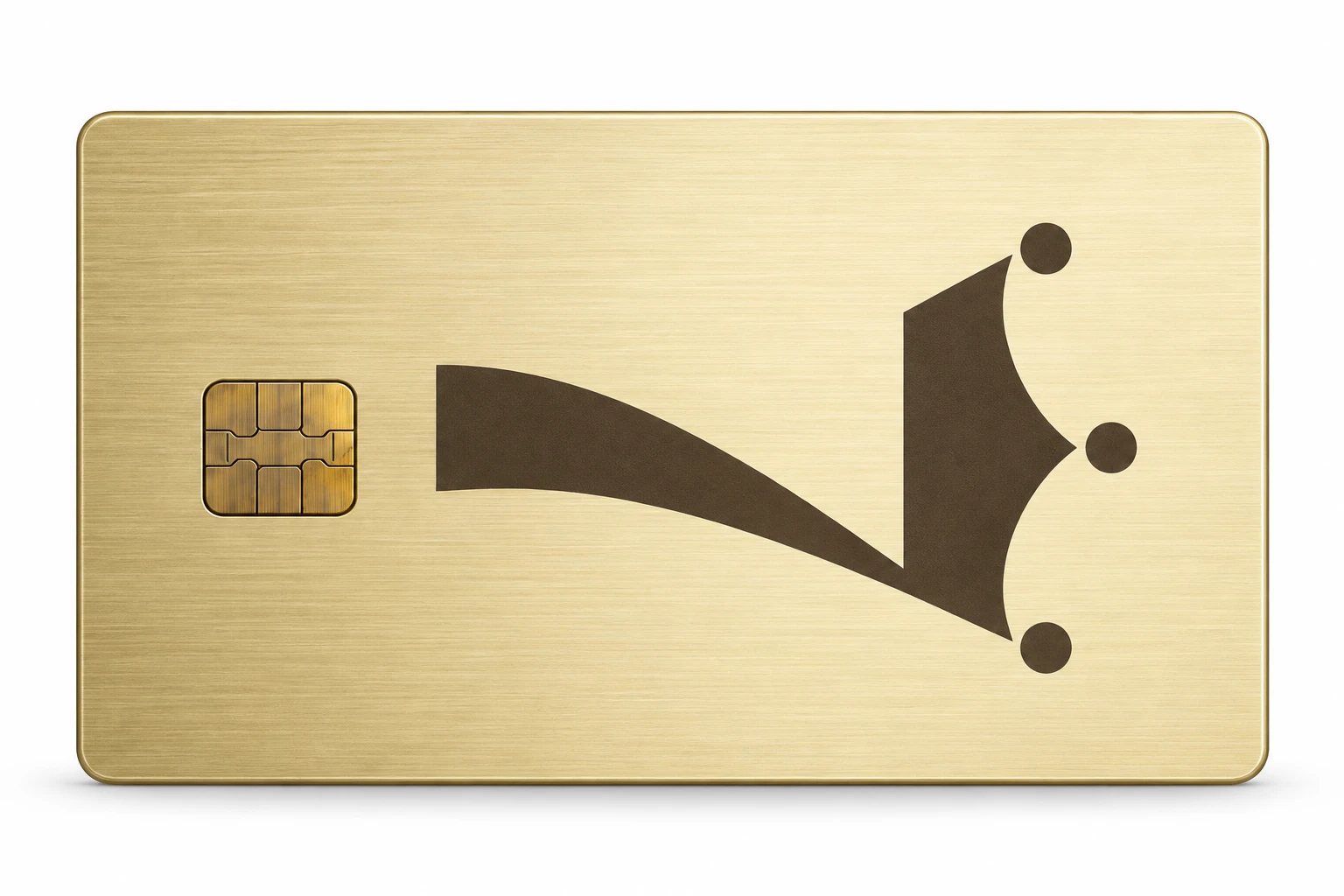 Crown 7 metal card design