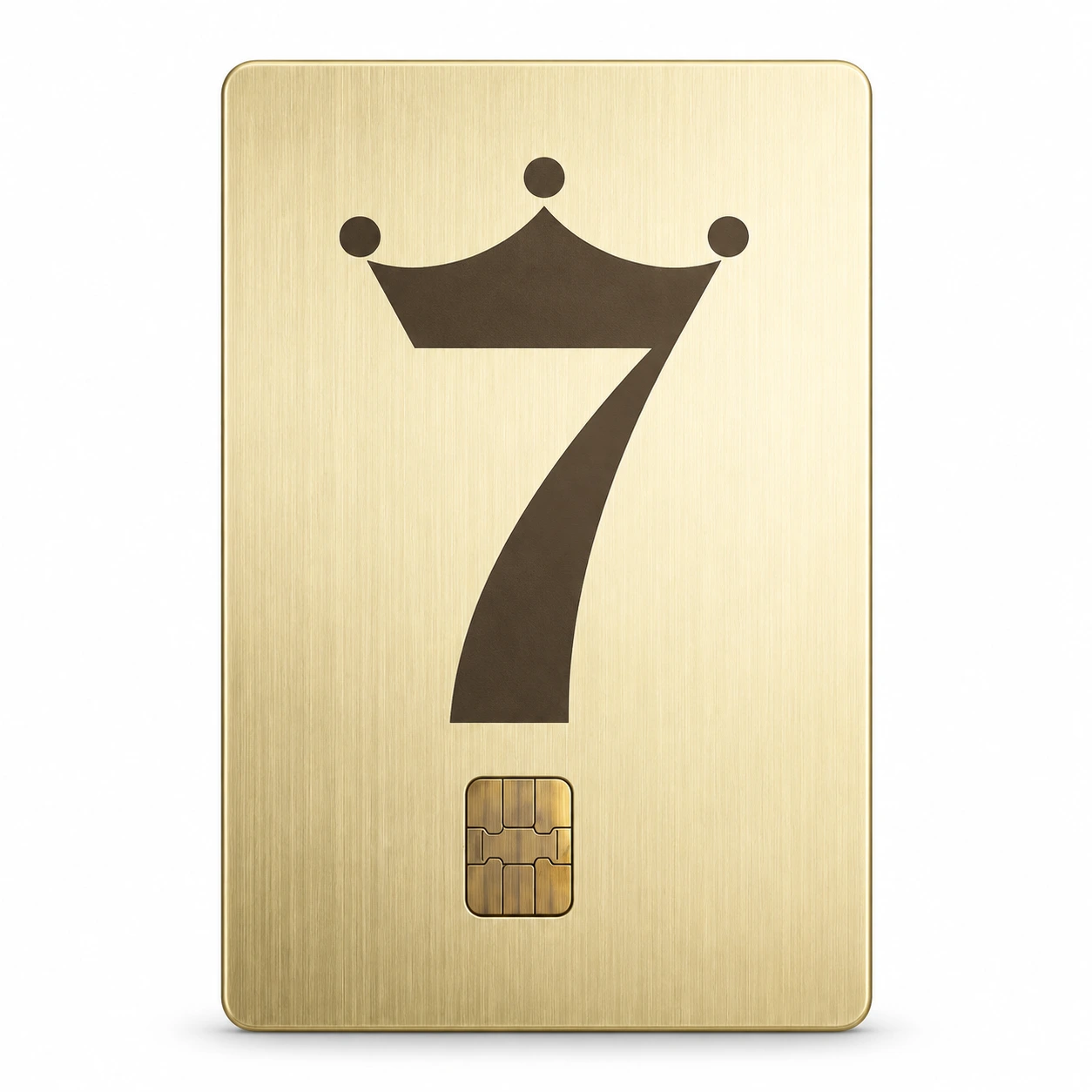 Crown 7 metal card