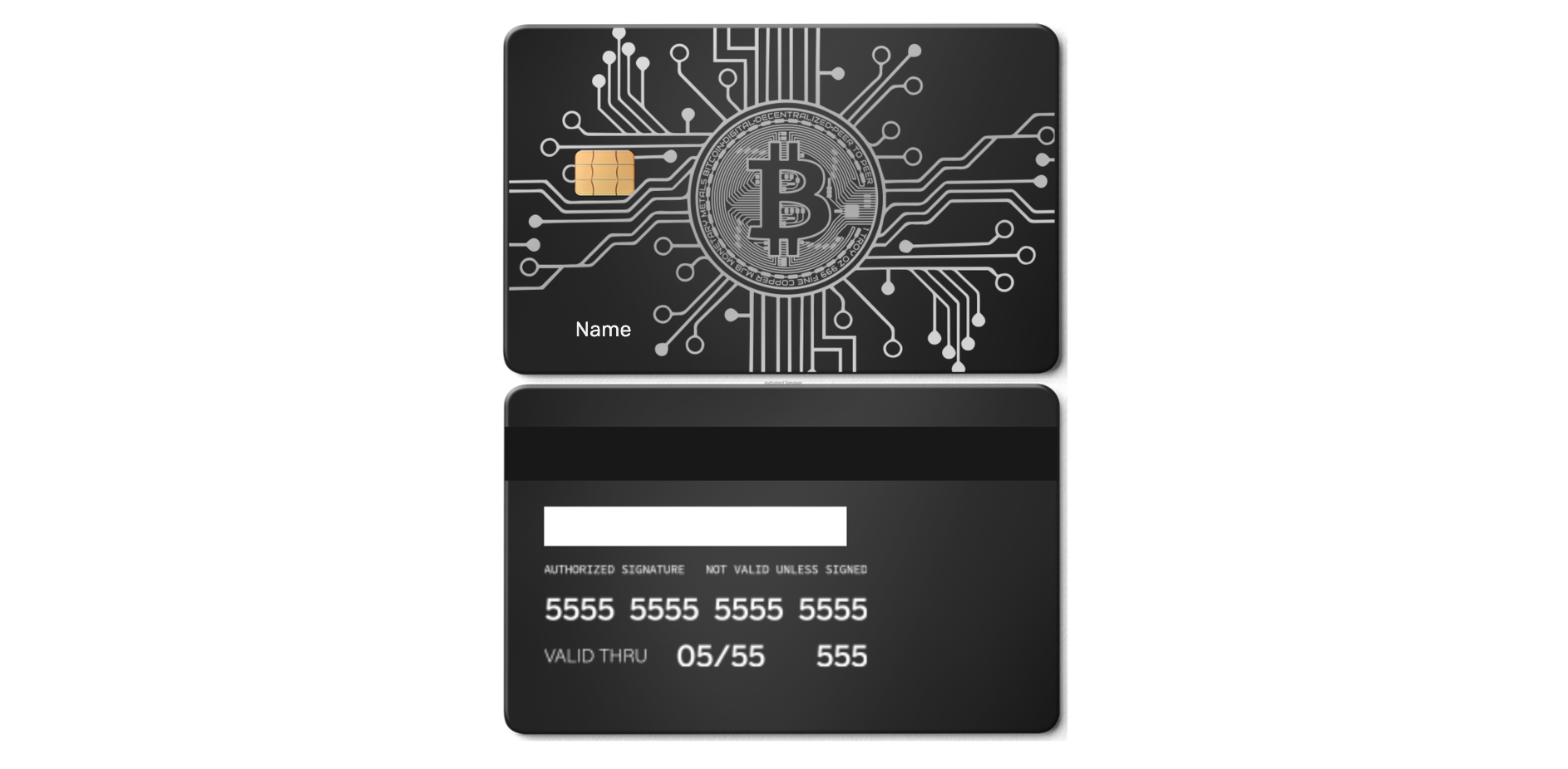 Bitcoin Studio | Premium Metal Cards Card | CarbonCraft | CarbonCraft